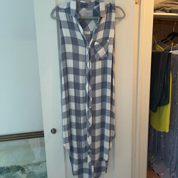 Rails Jordyn Check Sleeveless Tunic - Picture 1 of 3